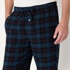 Amazon Essentials Men’s 100% Cotton Flannel Sleep Pant, Relaxed Fit Lounge Pants with Elastic Waist and Drawstring(Blackwatch Tartan)