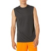Amazon Essentials Men’s Active Performance Tech Muscle Sleeveless Top, Breathable Moisture Wicking Workout Shirt(Black)