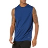 Amazon Essentials Men’s Active Performance Tech Muscle Sleeveless Top, Breathable Moisture Wicking Workout Shirt(Navy/White)