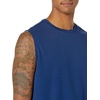 Amazon Essentials Men’s Active Performance Tech Muscle Sleeveless Top, Breathable Moisture Wicking Workout Shirt(Navy/White)