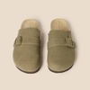 Amazon Essentials Men’s Buckle Top Comfort Clogs(Tan)