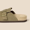 Amazon Essentials Men’s Buckle Top Comfort Clogs(Tan)