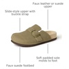 Amazon Essentials Men’s Buckle Top Comfort Clogs(Tan)