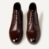 Amazon Essentials Men’s Cap Toe Lace Up Ankle Dress Boots(Dark Brown)