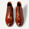 Amazon Essentials Men’s Cap Toe Lace Up Ankle Dress Boots(Dark Tan)