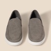 Amazon Essentials Men’s Casual Slip-on Loafer Sneakers with Memory Foam(Grey Faux Suede)
