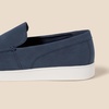 Amazon Essentials Men’s Casual Slip-on Loafer Sneakers with Memory Foam(Navy Faux Suede)