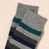 Amazon Essentials Men’s Comfortable Patterned Dress Crew Socks, 5 Pairs(Assorted Green)