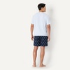 Amazon Essentials Men’s Cotton Poplin Pajama Short with T-Shirt Set, Breathable Loungewear, Summer Sleepwear(Ducks/Light Blue)