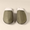 Amazon Essentials Men’s Cozy Non Slip House Slippers(Dark Olive Microsuede)