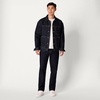 Amazon Essentials Men’s Heavyweight Rigid Denim Relaxed-Fit Utility Jacket with Pockets, Shank Button Closure(Rinse)