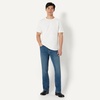Amazon Essentials Men’s Low Stretch Slim-Fit Bootcut Jeans(Stone Medium Wash)