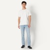 Amazon Essentials Men’s Low Stretch Slim-Fit Bootcut Jeans(Tinted Ice Light Wash)
