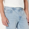 Amazon Essentials Men’s Low Stretch Slim-Fit Bootcut Jeans(Tinted Ice Light Wash)