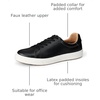 Amazon Essentials Men’s Low Top Classic Sneakers(Black)