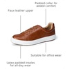 Amazon Essentials Men’s Low Top Classic Sneakers(Tan)
