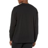 Amazon Essentials Men’s Oversized-Fit Long-Sleeve Organic Cotton T-Shirt(Black)