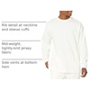 Amazon Essentials Men’s Oversized-Fit Long-Sleeve Organic Cotton T-Shirt(Eggshell White)