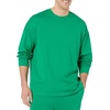Amazon Essentials Men’s Oversized-Fit Long-Sleeve Organic Cotton T-Shirt(Green)