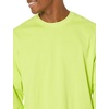 Amazon Essentials Men’s Oversized-Fit Long-Sleeve Organic Cotton T-Shirt(Lime Green)