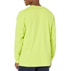 Amazon Essentials Men’s Oversized-Fit Long-Sleeve Organic Cotton T-Shirt(Lime Green)