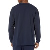 Amazon Essentials Men’s Oversized-Fit Long-Sleeve Organic Cotton T-Shirt(Navy)