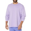 Amazon Essentials Men’s Oversized-Fit Long-Sleeve Organic Cotton T-Shirt(Purple)