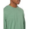 Amazon Essentials Men’s Oversized-Fit Long-Sleeve Organic Cotton T-Shirt(Sage Green)