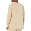 Amazon Essentials Men’s Oversized-Fit Long-Sleeve Organic Cotton T-Shirt(Tan)