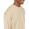 Amazon Essentials Men’s Oversized-Fit Long-Sleeve Organic Cotton T-Shirt(Tan)
