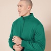 Amazon Essentials Men’s Regular Fit Long-Sleeve Quarter-Zip Pullover Fleece Sweatshirt with Mock Neck, Midweight(Green)