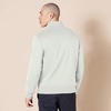 Amazon Essentials Men’s Regular Fit Long-Sleeve Quarter-Zip Pullover Fleece Sweatshirt with Mock Neck, Midweight(Light Grey)