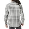 Amazon Essentials Men’s Regular-Fit Long-Sleeve Flannel Shirt, Button-Up Cotton Twill, Double Chest Pockets(Black Light Grey Plaid)