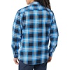 Amazon Essentials Men’s Regular-Fit Long-Sleeve Flannel Shirt, Button-Up Cotton Twill, Double Chest Pockets(Blue Navy Tartan Plaid)