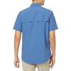 Amazon Essentials Men’s Regular-fit Short-Sleeve Moisture Wicking Hiking Shirt(Blue)