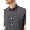 Amazon Essentials Men’s Regular-fit Short-Sleeve Moisture Wicking Hiking Shirt(Dark Grey)