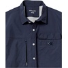 Amazon Essentials Men’s Regular-fit Short-Sleeve Moisture Wicking Hiking Shirt(Midnight Blue)