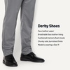 Amazon Essentials Men’s Round Toe Derby Dress Shoes(Black)