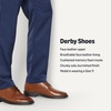 Amazon Essentials Men’s Round Toe Derby Dress Shoes(Dark Tan)