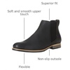 Amazon Essentials Men’s Slip On Chelsea Ankle Boot(Black Suede)