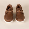 Amazon Essentials Men’s Slip-On Boat Shoes with Ventilation, Non Slip(Brown)