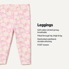 Amazon Essentials Toddler and Baby Girls’ Leggings(Pink/Apples)