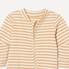 Amazon Essentials Unisex Babies’ Cotton Zip-Front Sleep and Play Footless Sleepsuit, Pack of 3(Oatmeal Heather/Stripe/Tiger)