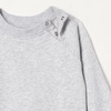 Amazon Essentials Unisex Babies’ French Terry Sweatshirt and Sweatpants Set(Light Grey Heather)