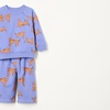 Amazon Essentials Unisex Babies’ French Terry Sweatshirt and Sweatpants Set(Purple Melon Tiger)