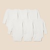 Amazon Essentials Unisex Babies’ Long-Sleeve Cotton Bodysuits, Pack of 6(White)