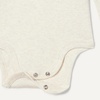 Amazon Essentials Unisex Babies’ Long-Sleeve Cotton Ribbed Henley Bodysuits(Oatmeal Heather/Navy)