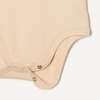 Amazon Essentials Unisex Babies’ Long-Sleeve Cotton Ribbed Henley Bodysuits(Pale Peach/Lion and Pony)