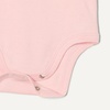 Amazon Essentials Unisex Babies’ Long-Sleeve Cotton Ribbed Henley Bodysuits(Pale Pink/Dot)