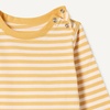 Amazon Essentials Unisex Babies’ Relaxed-Fit 100% Cotton Long-Sleeve T-Shirts(Cheetah/Stripe)